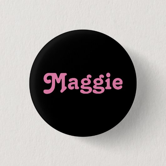 Badge Rond 2,50 Cm Bouton Maggie (Devant)