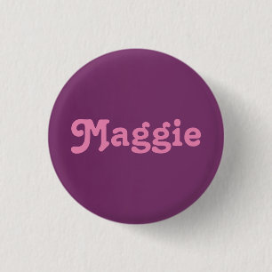 Badge Rond 2,50 Cm Bouton Maggie