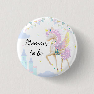 Badge Rond 2,50 Cm Bouton "Maman à être" pour un baby shower.
