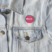 Badge Rond 2,50 Cm Bouton Marcie (En situation)