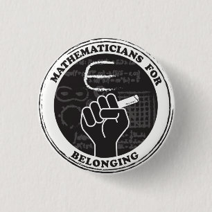 Badge Rond 2,50 Cm Bouton Mathématiciens pour Appartenance