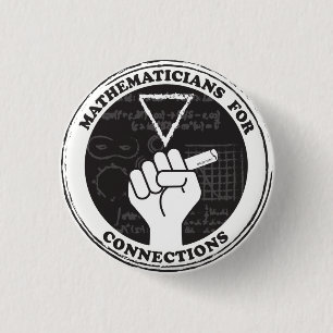 Badge Rond 2,50 Cm Bouton Mathématiciens pour les connexions