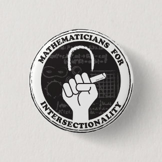 Badge Rond 2,50 Cm Bouton Mathématiciens pour l'intersectionnalité