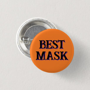 Badge Rond 2,50 Cm Bouton "Meilleur Masque"