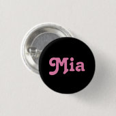 Badge Rond 2,50 Cm Bouton Mia (Devant & derrière)