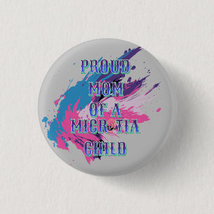 Badge Rond 2,50 Cm Bouton Microtia