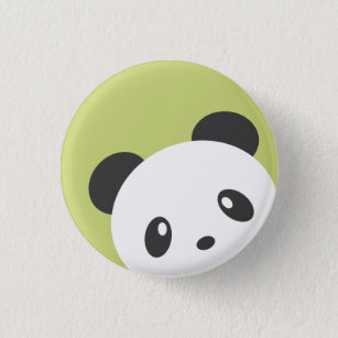 Badge Rond 2,50 Cm Bouton mignon de panda