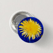 Badge Rond 2,50 Cm Bouton mignon de pissenlit de "lil" (Devant & derrière)