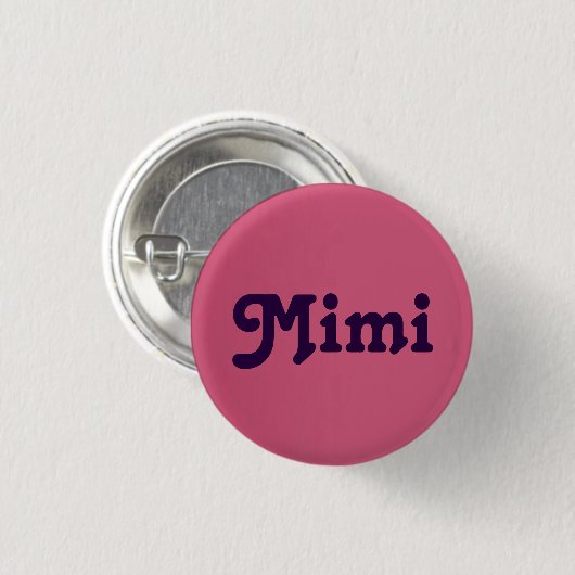 Badge Rond 2,50 Cm Bouton Mimi (Devant & derrière)