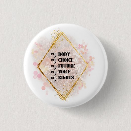 Badge Rond 2,50 Cm Bouton MINE (Devant)