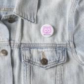 Badge Rond 2,50 Cm Bouton minuscule de Kitty (En situation)