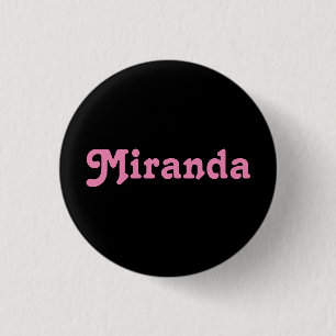 Badge Rond 2,50 Cm Bouton Miranda