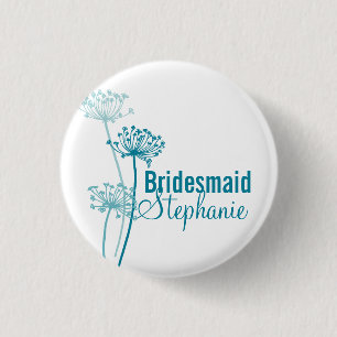 Badge Rond 2,50 Cm Bouton moderne de goupille de mariage de