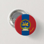 Badge Rond 2,50 Cm Bouton Mongolie patriotique, Drapeau mongol (Devant & derrière)