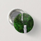 Badge Rond 2,50 Cm Bouton Multnomah Falls #1 (Devant & derrière)
