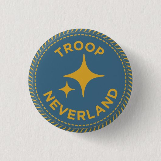 Badge Rond 2,50 Cm Bouton Neverland de la Troop IGGPPCamp (Devant)