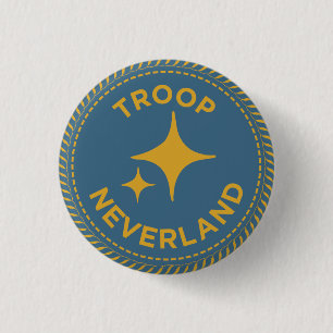 Badge Rond 2,50 Cm Bouton Neverland de la Troop IGGPPCamp