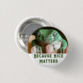 Badge Rond 2,50 Cm Bouton Nice Matters (Devant & derrière)