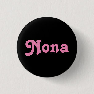 Badge Rond 2,50 Cm Bouton Nona