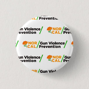 Badge Rond 2,50 Cm Bouton NorCal GVP