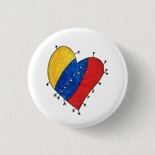 Badge Rond 2,50 Cm Bouton Nostalgie vénézuélienne