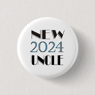 Badge Rond 2,50 Cm Bouton Nouveau Oncle 2024