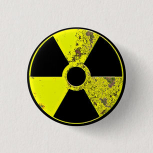 Badge Rond 2,50 Cm Bouton nucléaire