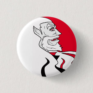 Badge Rond 2,50 Cm Bouton Old Man Dracula