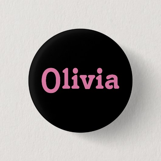 Badge Rond 2,50 Cm Bouton Olivia (Devant)