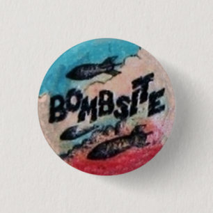 Badge Rond 2,50 Cm Bouton original de Fanzine de lieu bombardé