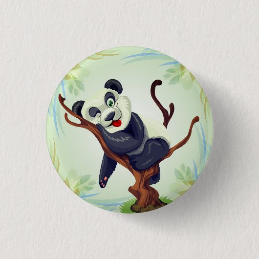 Badge Rond 2,50 Cm Bouton Ours mou (Devant)