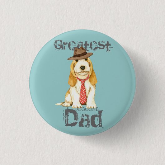 Badge Rond 2,50 Cm Bouton papa GBGV (Devant)