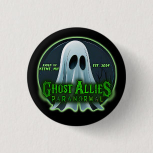 Badge Rond 2,50 Cm Bouton Paranormal des alliés fantômes