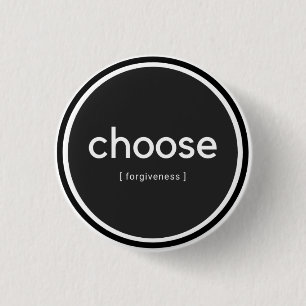 Badge Rond 2,50 Cm bouton [pardon]