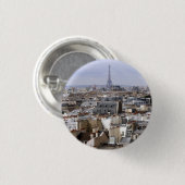 Badge Rond 2,50 Cm Bouton Paris (Devant & derrière)