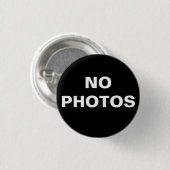 Badge Rond 2,50 Cm Bouton "Pas de photos" (Devant & derrière)