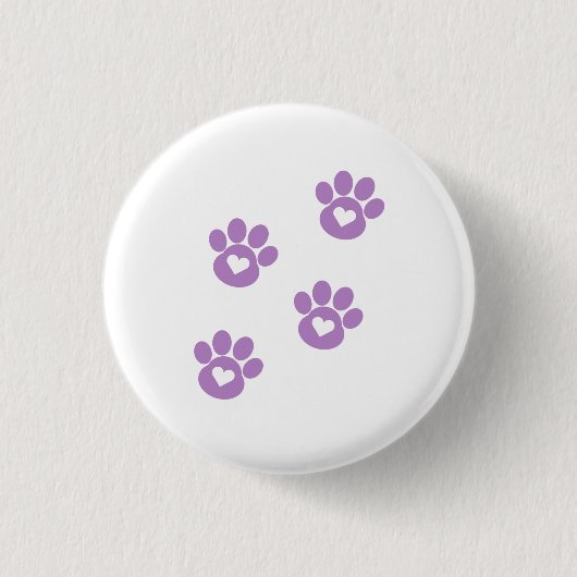 Badge Rond 2,50 Cm Bouton Pâtes violettes (Devant)