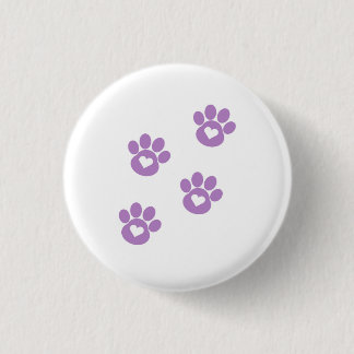 Badge Rond 2,50 Cm Bouton Pâtes violettes