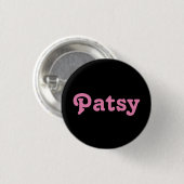 Badge Rond 2,50 Cm Bouton Patsy (Devant & derrière)