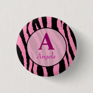 Badge Rond 2,50 Cm bouton personnalisé avec votre nom