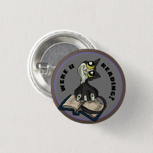 Badge Rond 2,50 Cm Bouton personnalisé de chat d'étude utile
