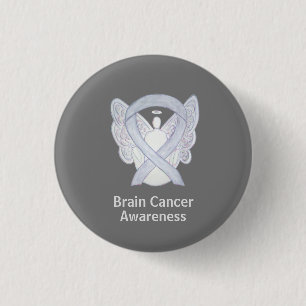 Badge Rond 2,50 Cm Bouton Personnalisé De Sensibilisation Au Cancer 
