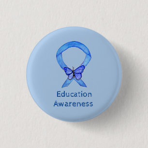 Badge Rond 2,50 Cm Bouton personnalisé du ruban de sensibilisation à