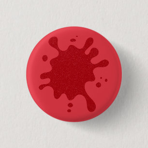 Badge Rond 2,50 Cm Bouton personnalisé éclaboussure rouge – Conceptio