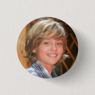 BADGE ROND 2,50 CM BOUTON PHOTO PERSONNALISÉ