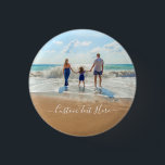 Badge Rond 2,50 Cm Bouton photo personnalisé avec texte personnalisé<br><div class="desc">Boutons photo et texte personnalisés - Unique votre propre design - Cadeau de famille / amis personnalisés ou Bouton personnel - Ajouter votre texte et votre photo - Redimensionnez et déplacez des éléments avec l'outil de personnalisation ! Choisissez les polices / taille / couleur ! Bonne chance - Soyez heureux...</div>