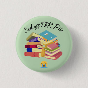 Badge Rond 2,50 Cm Bouton Pile TBR sans fin