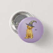 Badge Rond 2,50 Cm Bouton Pinback Chessie Witch (Devant & derrière)