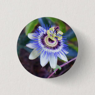 Badge Rond 2,50 Cm Bouton Pinback des fleurs de passion