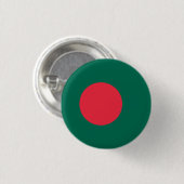 Badge Rond 2,50 Cm Bouton Pinback du drapeau patriotique bangladais (Devant & derrière)